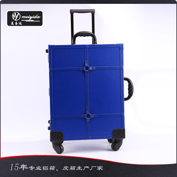 蓝色带灯化妆箱 D-...