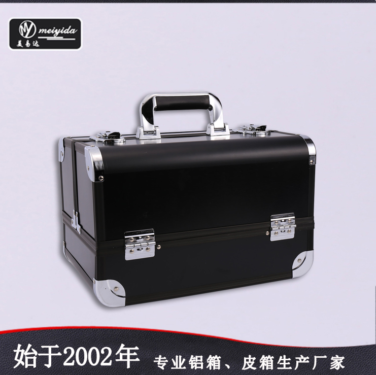 高贵黑手提化妆箱 D...